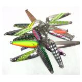 Lot: Assorted Metal Casting and Trolling Spoons