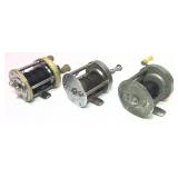 Lot: 3 Vintage fishing reels, includes: