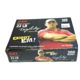 Box of CCI .22 LR. 36 grain Mini-Mag HP