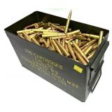 490 Rounds of 8mm Ball cartridges with ammo can,