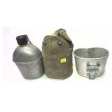 U.S. Military Canteen w/cover, cover marked "St.