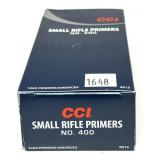 Box of CCI smal rifle primers No. 400,