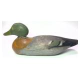 Vintage wooden Carved Duck Decoy