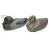 Lot: Pair of Carry-Lite Dura Beak Mallards, 2 pc.