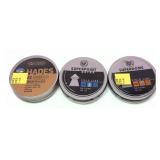 Lot: 3- .22 Cal Pellets- RWS and JSB Diablo