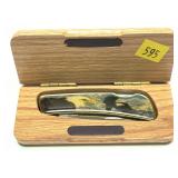 Bald Eagle 1-blade folding knife in wooden box