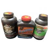 Lot: 3 partial bottles of powder,