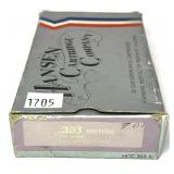 Box of .303 British 175-grain FMJ Hansen