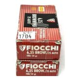 x2- Boxes of .25 Auto (6.35 Browning) 50-grain TMJ