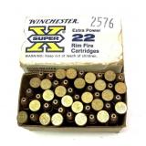 Winchester .22 Rim Fire cartridges, 48 rounds
