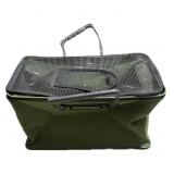 Collapsible multi-use bag with mesh top