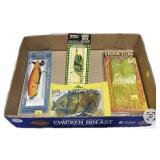 Lot, 4 assorted lures includes Heddon