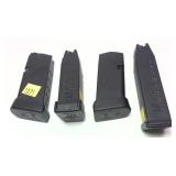 Lot: 4 Glock .45 cal 10-round magazines