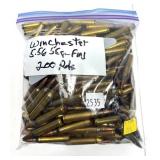 Bag of Winchester 5.56 cartridges, marked 200 pcs.