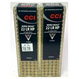 x2- Boxes of CCI .22 LR HP Mini-Mags -x2 boxes