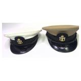 Lot: 2 U.S. Navy Caps