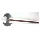 Fantasy style double headed axe, 29" overall