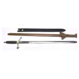 Lot, fantasy style sword with sheath, loose