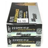 x2- Boxes of .223 REM 40-grain Varmint Tip