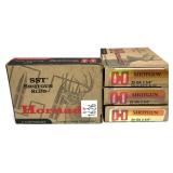 x4- Boxes of 20 Ga. 2.75" Hornady sabot slugs,