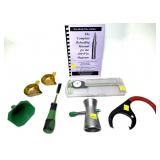 Lot, RCBS dial caliper, powder trickler,