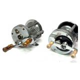 Lot: 2 Vintage fishing reels, includes: