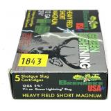 Box of Brenneke 12 Ga. 2.75" slugs for rifled or