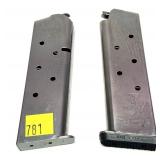Lot; 2 Colt .45 magazines, Kimber & Pachmayr ,