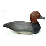 Redhead drake Wooden carved duck decoy