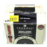 Box Federal .22 LR cartridges, (Appears full),