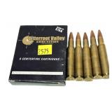 5 Rds. .30-06 Sprg. cartridges (Bitteroot Valley)