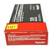 Box of 6.5 Creedmoor 129-grain SP Aguila