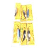 Lot: 6 Great Lakes Lures- Salmon and Pike