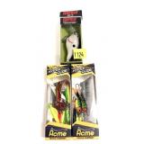 Lot: 3 assorted new lures in boxes