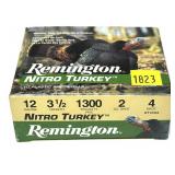 Box of 12 Ga. No. 4 Remington Nitro turkey