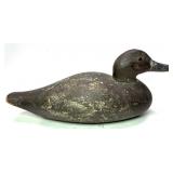 Early Pederson Factory wooden carved duck decoy