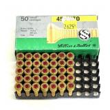35 Rds. .45 Auto Sellier & Bellot cartridges