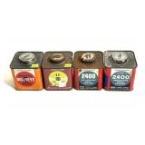 Lot, 4 vintage Hercules cans of powder: Bullseye