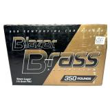 Box of Blazer brass -9mm Luger 115-grain FMJ,