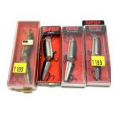 Lot, 4 Rapala lures in packages