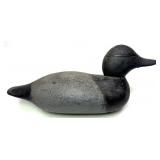Primitive wooden carved duck decoy