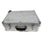 Aluminum Gun case, 18" x 13" x 6" D.
