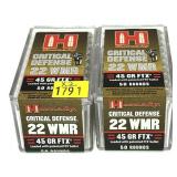 x2- Boxes of .22 Mag. 45-grain FTX Hornady