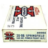 Box of 30-06 Sprg. 180- Grain Power Point S.P.
