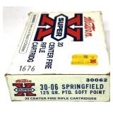 Box of 30-06 Sprg. 125- Grain PTD S.P.