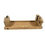 Wooden gun rest, 27 1/2" L