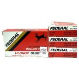 x4 Boxes of 12 Ga. 2.75" Federal Hi-Shot H.P.
