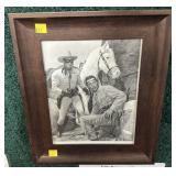 The Lone Ranger and Tonto- framed print,
