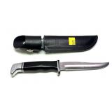 Buck 105G knife in Buck 105 leather sheath