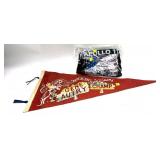 Lot, Vintage Gene Autry and Champ pennant and